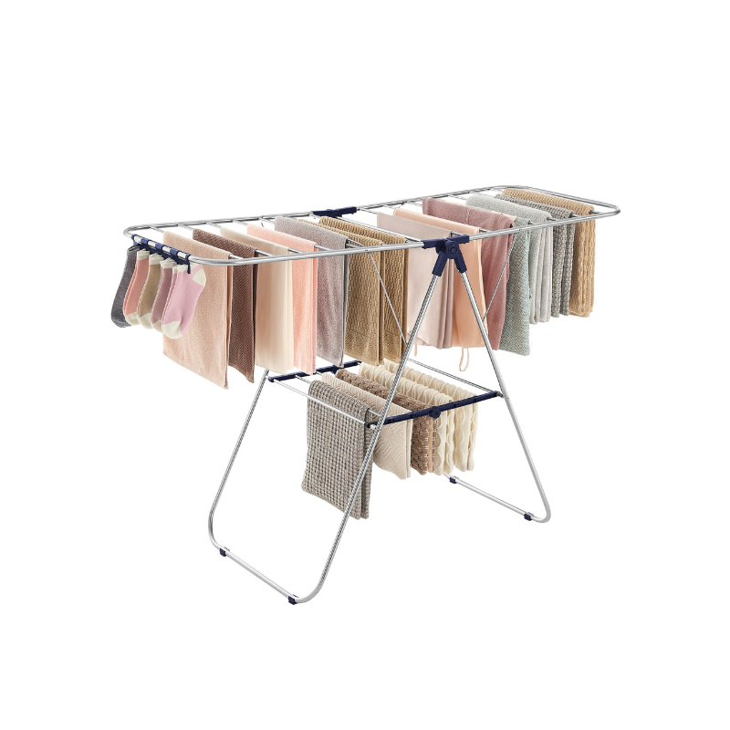 Clothes Drying Rack with Sock Clips