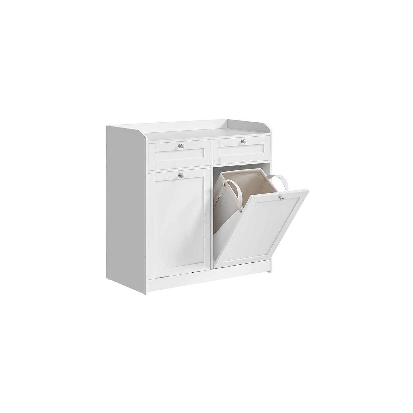 Bathroom Laundry Cabinet with Basket