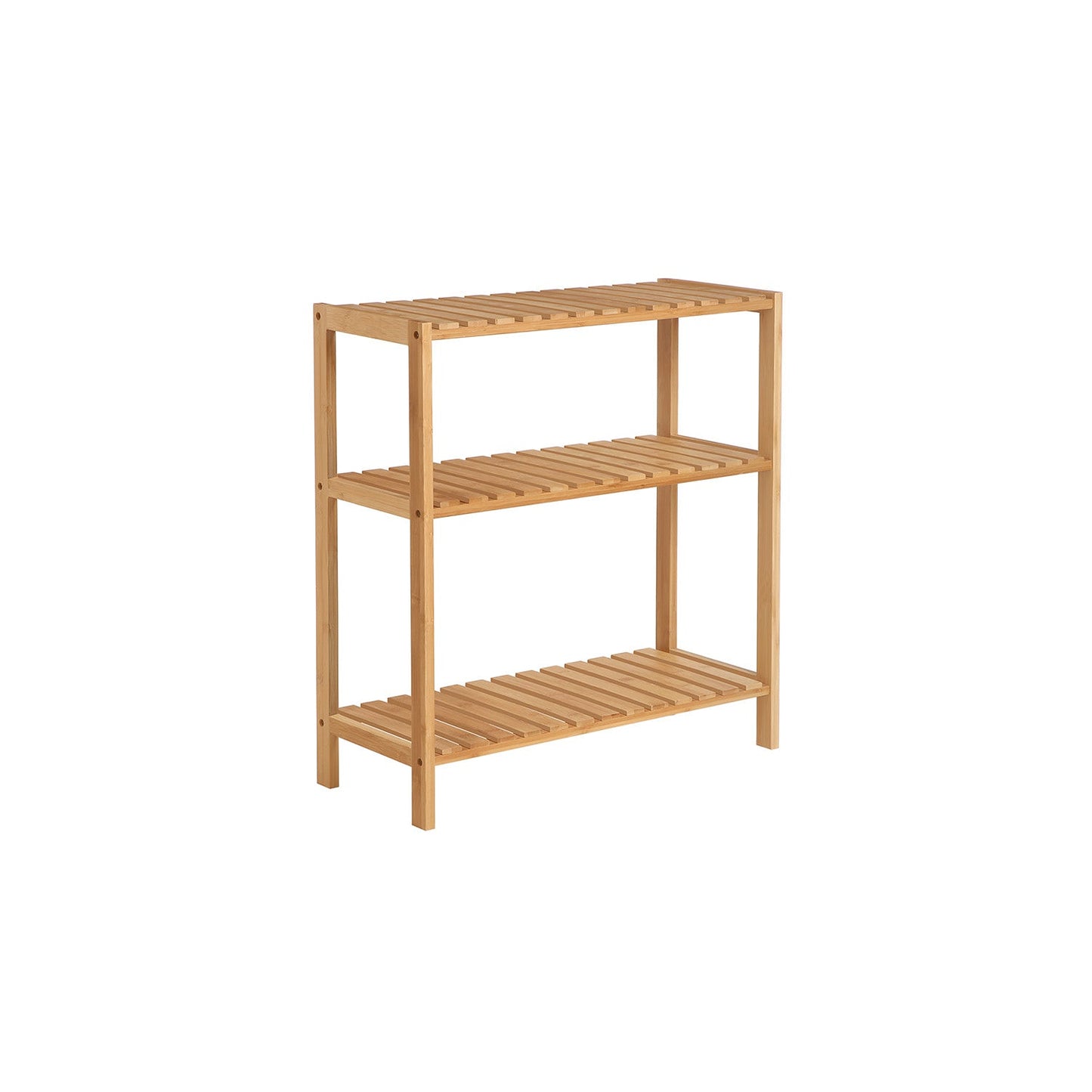 3-Tier Multifunctional Bamboo Storage Shelf