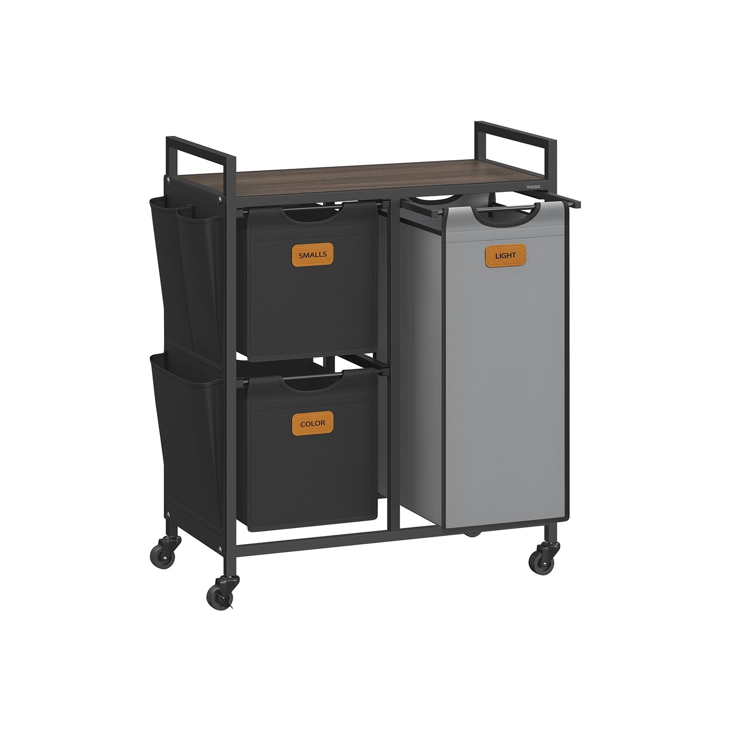 Laundry Hamper with 4 Compartments