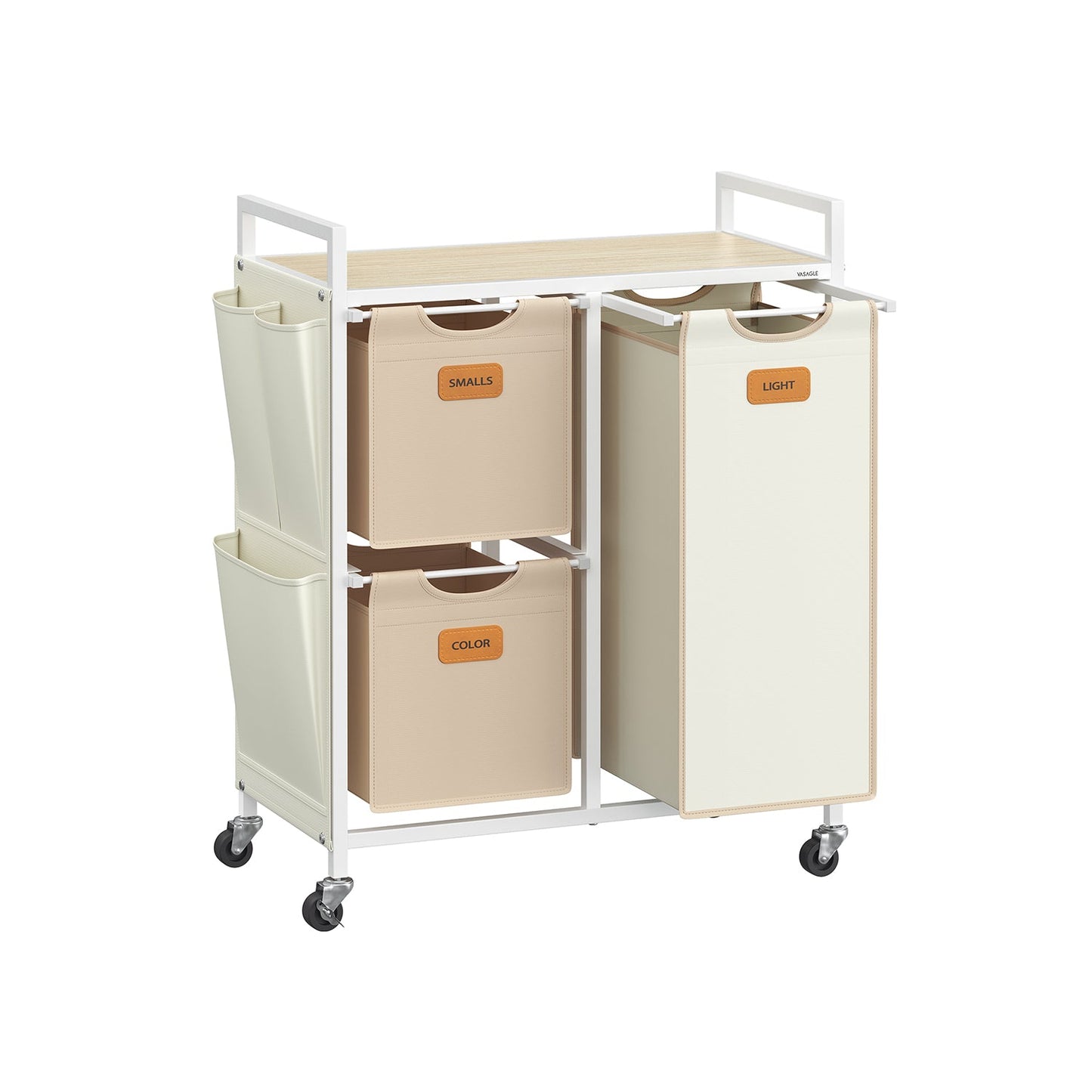 Laundry Hamper with 4 Compartments