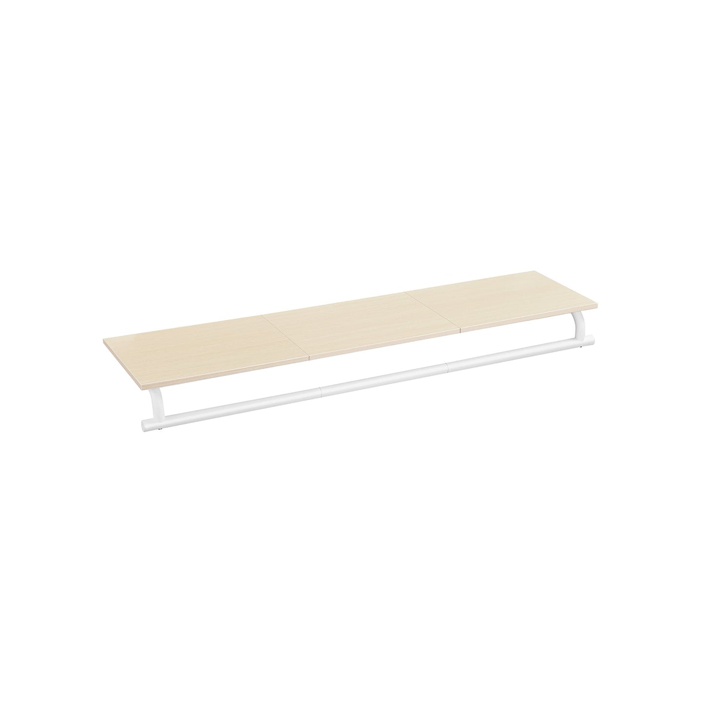 Wall Mounted Clothing Rack, with Hanging Rod