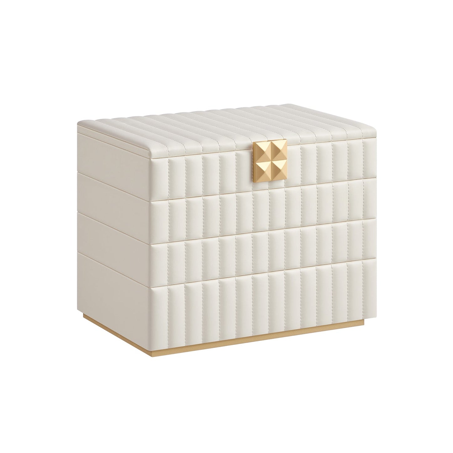 ANAH Collection - Stackable Jewelry Box with Mirror