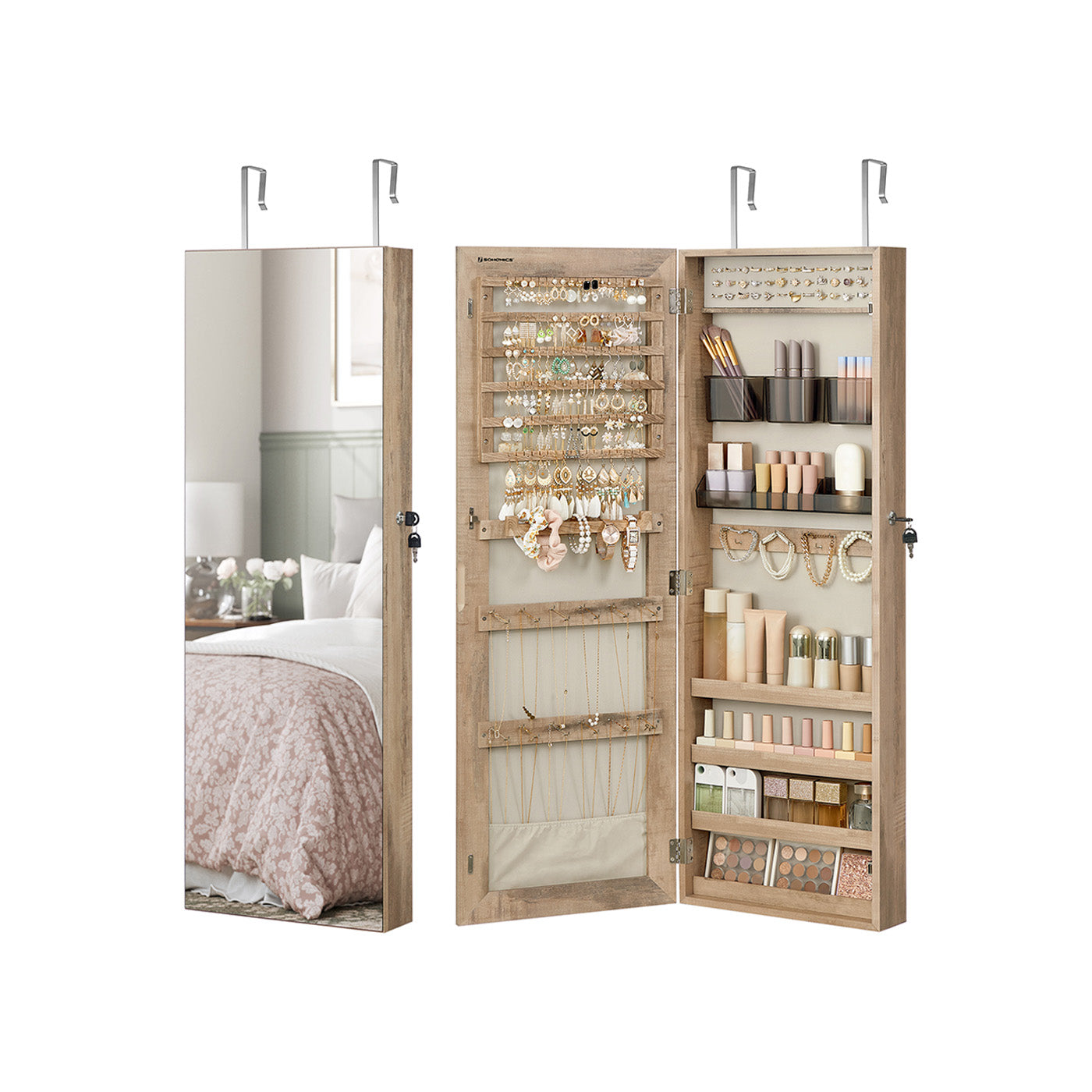 Hanging Jewelry Cabinet Armoire