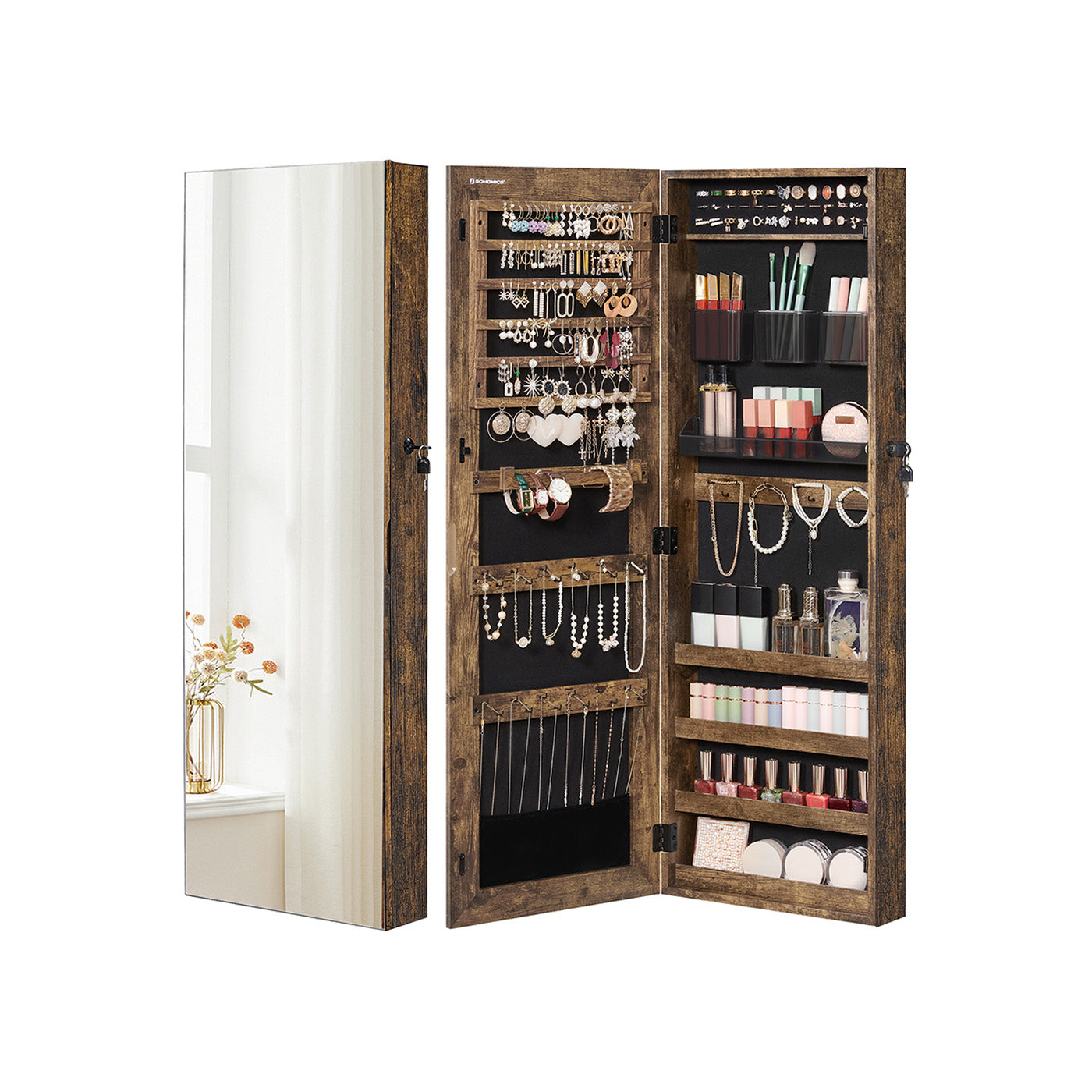 Hanging Jewelry Cabinet Armoire