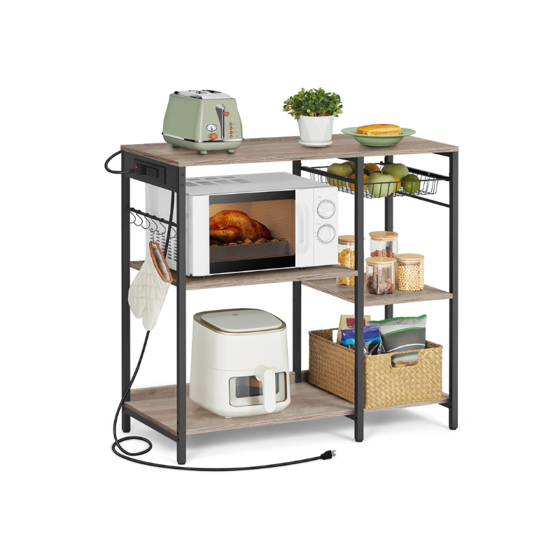 Baker's Rack with Charging Station