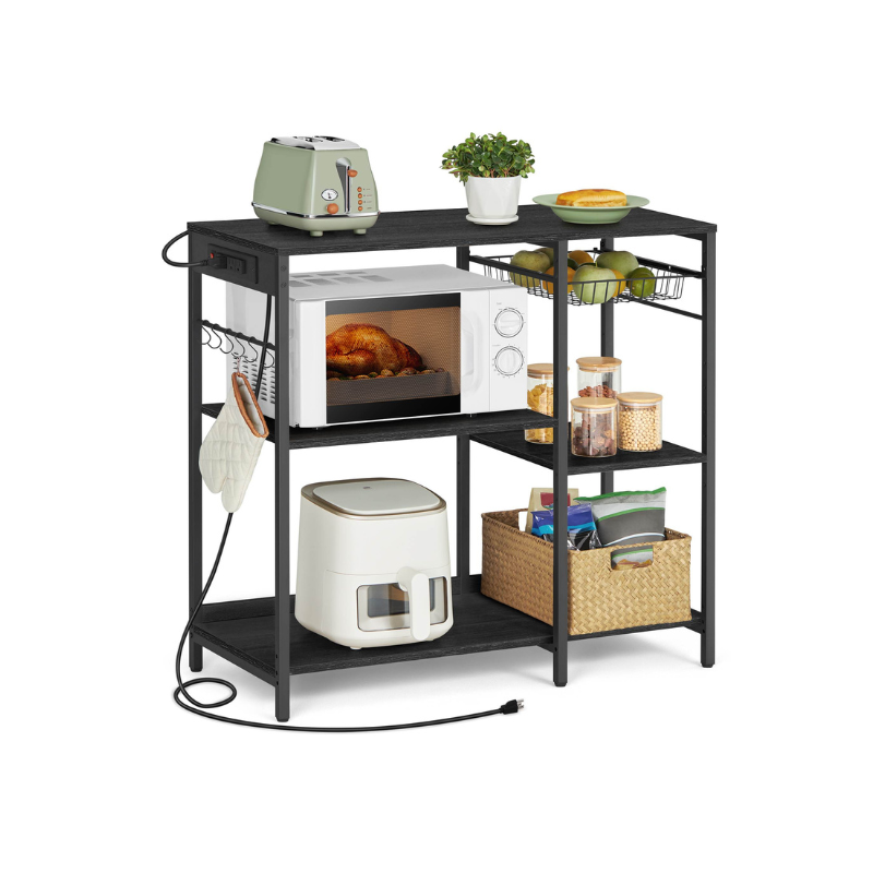 Baker's Rack with Charging Station