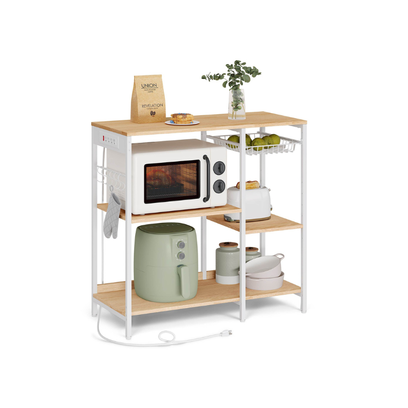 Baker's Rack with Charging Station