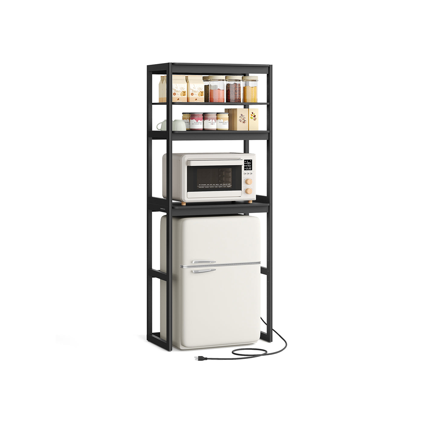 Kitchen Bakers Rack with Power Outlet