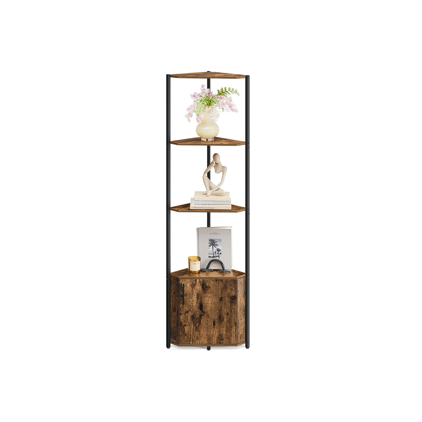 Corner Shelf with Storage