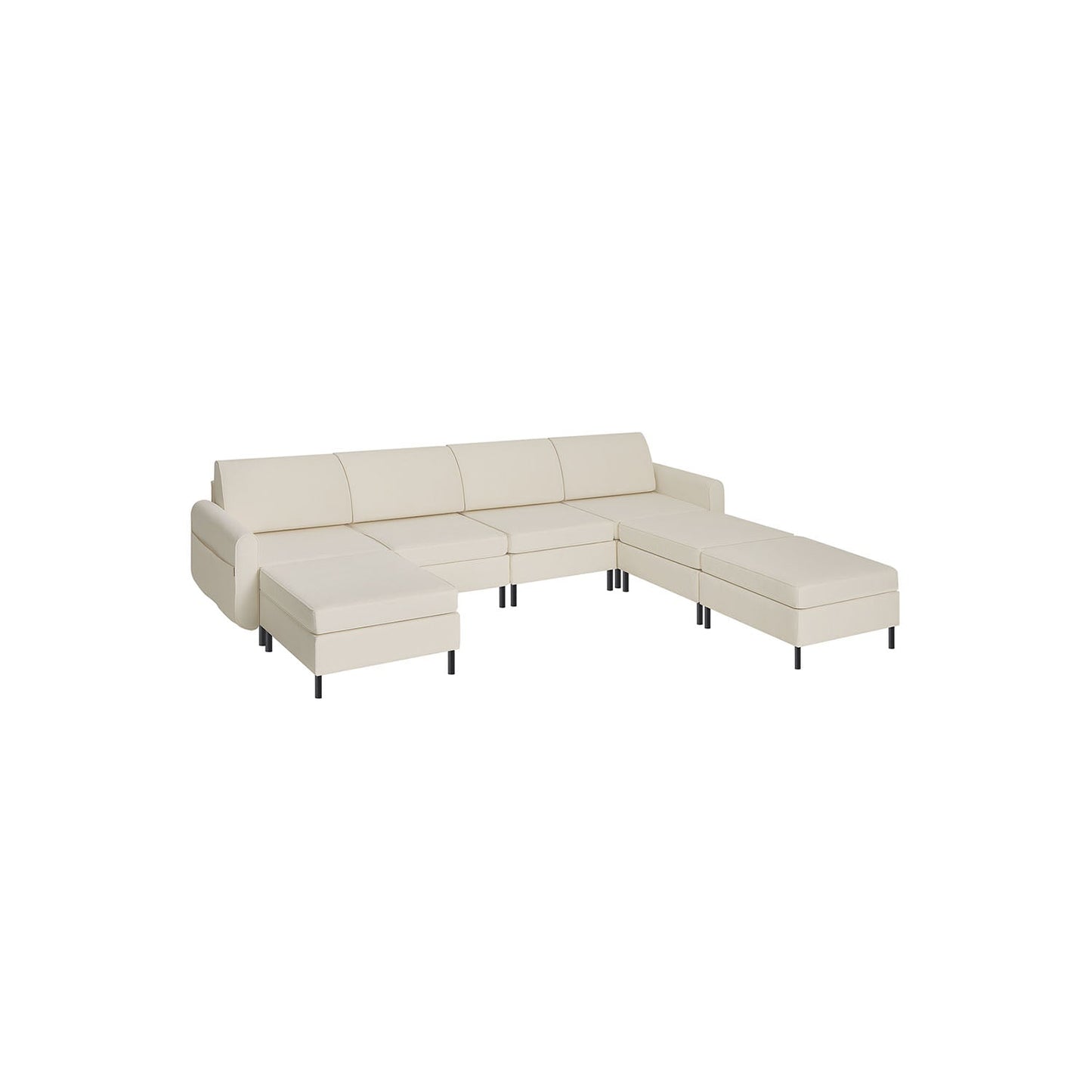 COMBIE Collection - Modular Sectional Loveseat Sofa for Living Room