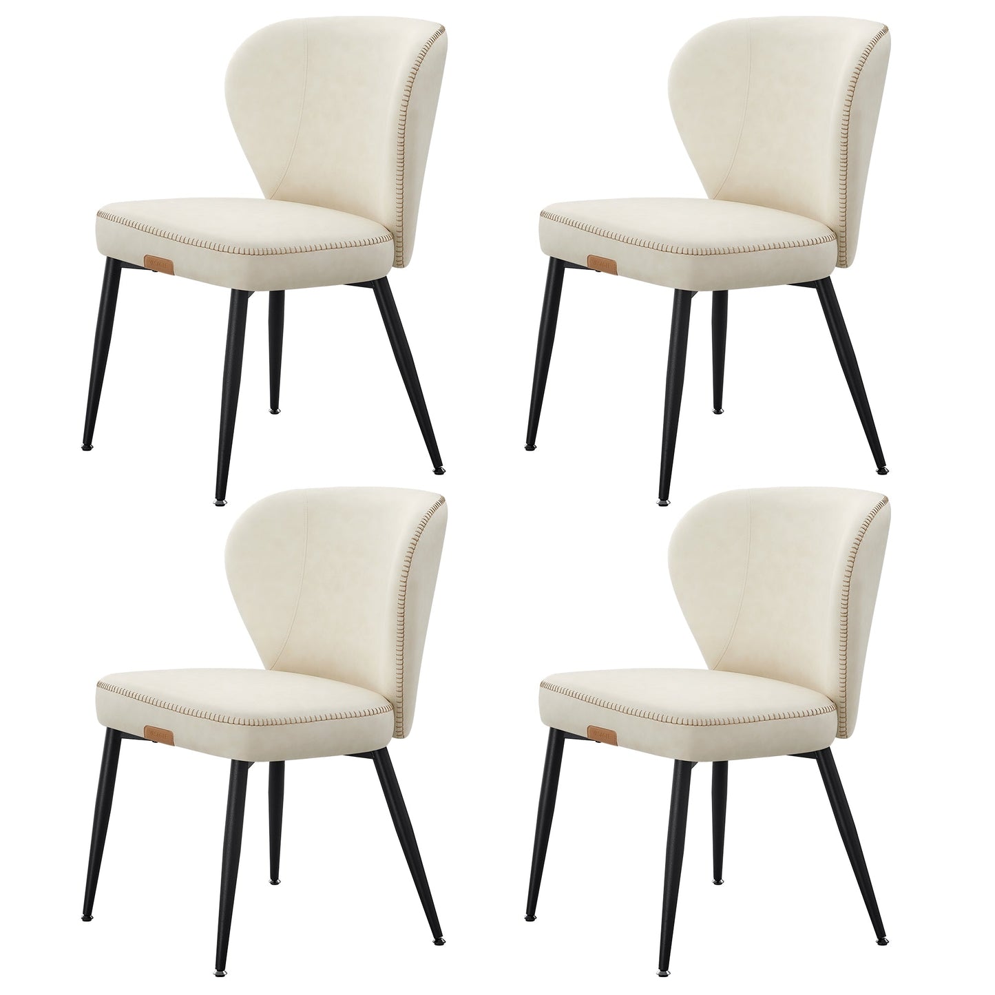 VASAGLE EKHO Collection - Dining Chairs Set of 4, Upholstered Kitchen Chairs