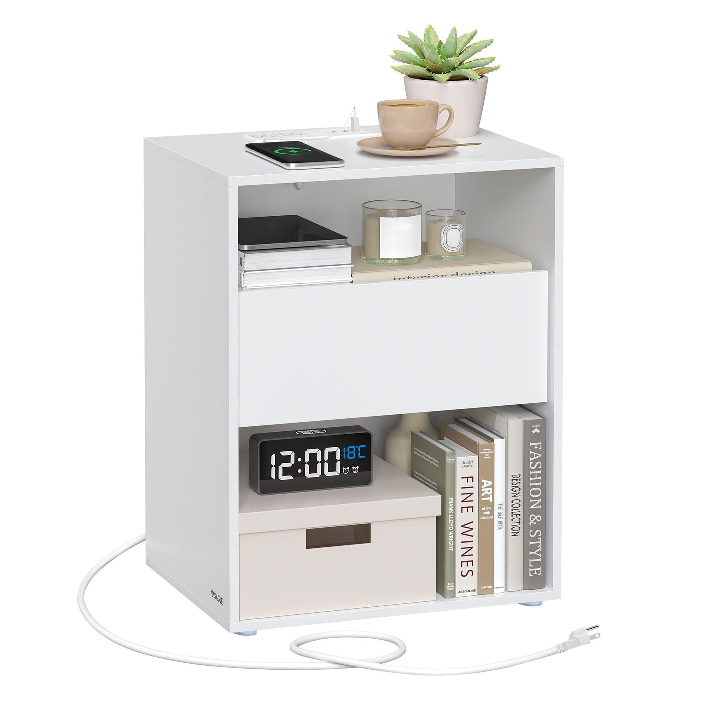 VASAGLE Superfast Toolless Assembly, Nightstand