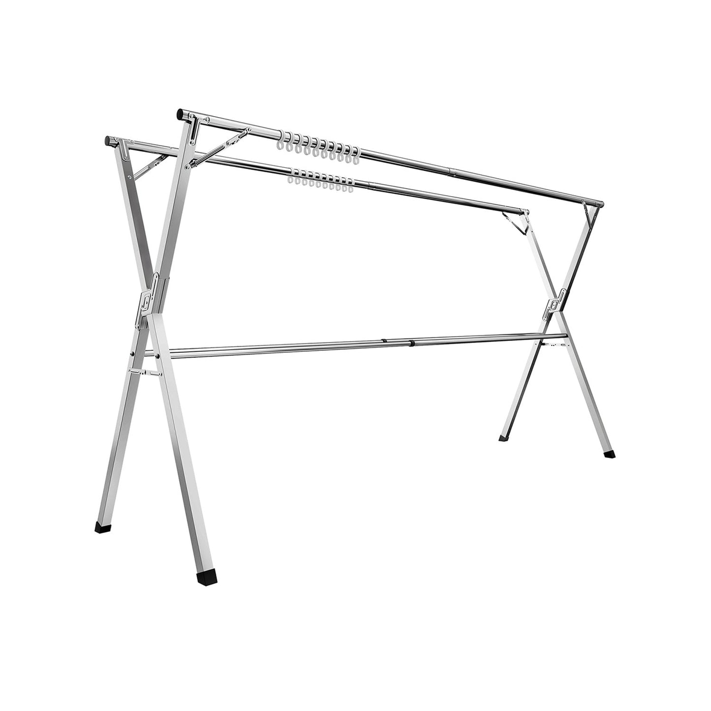 52.4-78.7 Wide Extendable Clothes Drying Rack