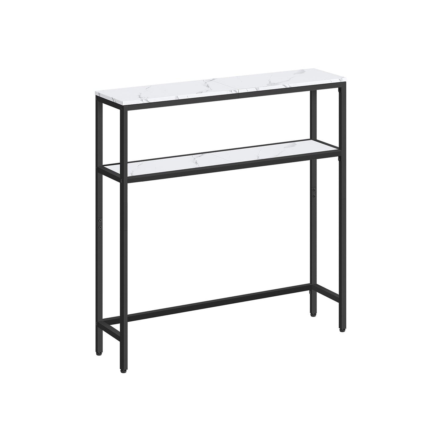 2-Tier Sofa Table Narrow Entryway Table