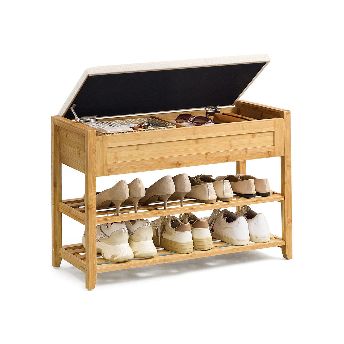 Bamboo Storage Bench