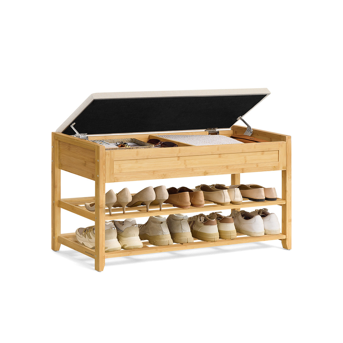 Bamboo Storage Bench