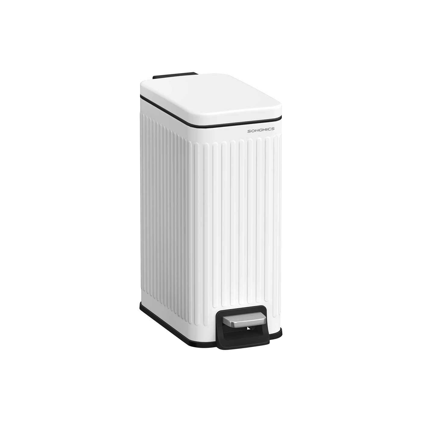 Bathroom Trash Can with Lid for Small Spaces