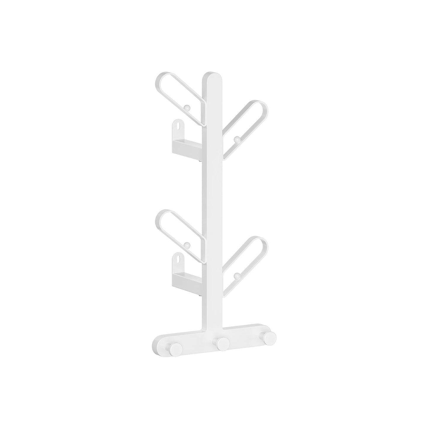 Wall-Mounted Coat Rack with 7 Hooks
