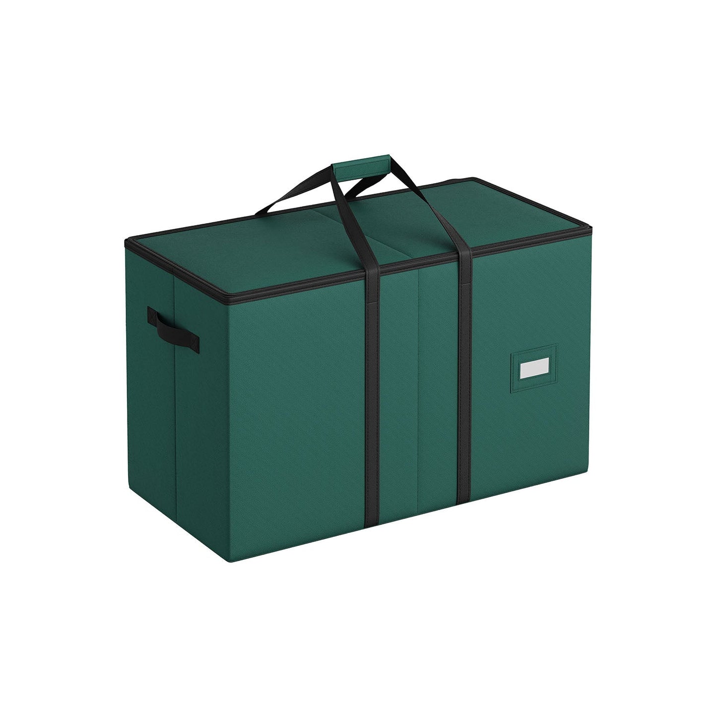 Holiday Decor Organizer with Adjustable Dividers