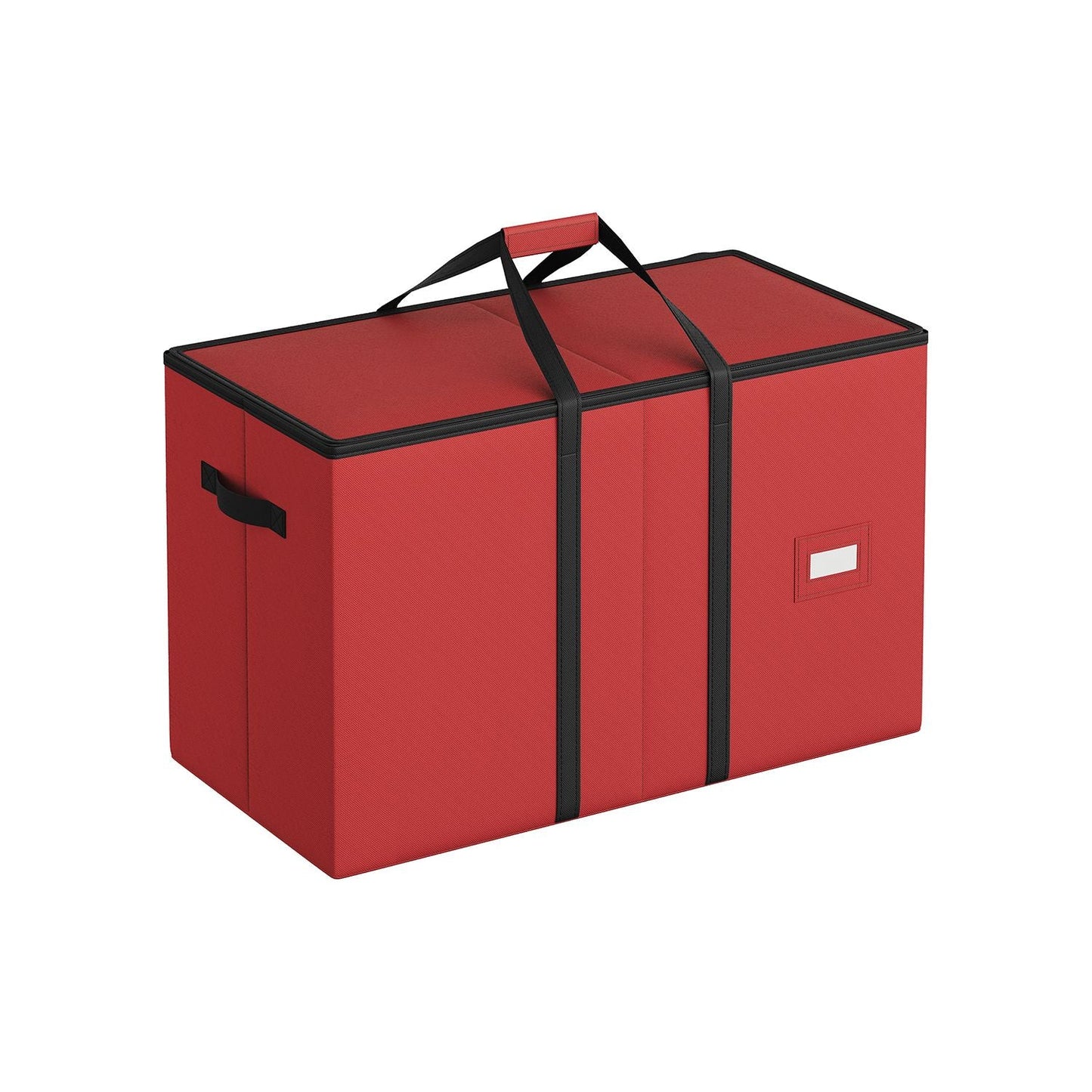 Holiday Decor Organizer with Adjustable Dividers