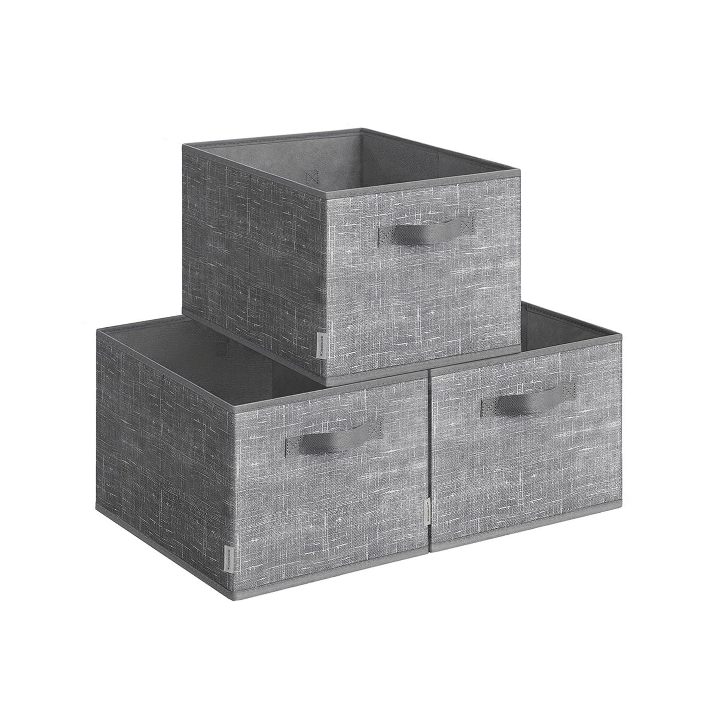 Set of 3 Fabric Storage Bins