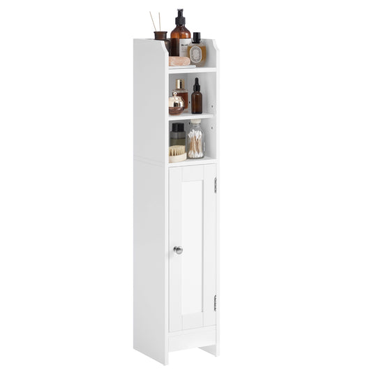 VASAGLE Small Bathroom Storage Corner Floor Cabinet with Door