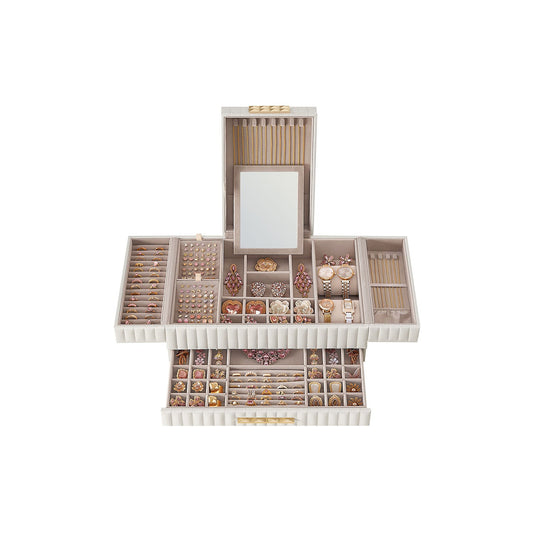 ANAH Collection - 2-Tier Jewelry Box with a Drawer
