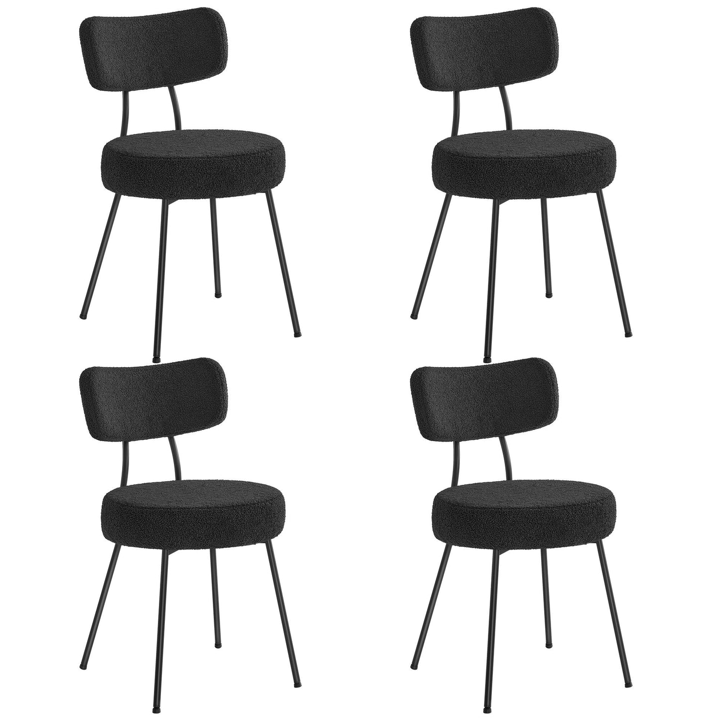 Dining Chairs Set of 4, Modern Upholstered Dining Room Chairs