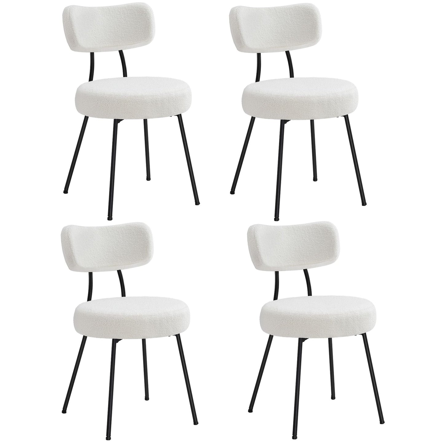 Dining Chairs Set of 4, Modern Upholstered Dining Room Chairs