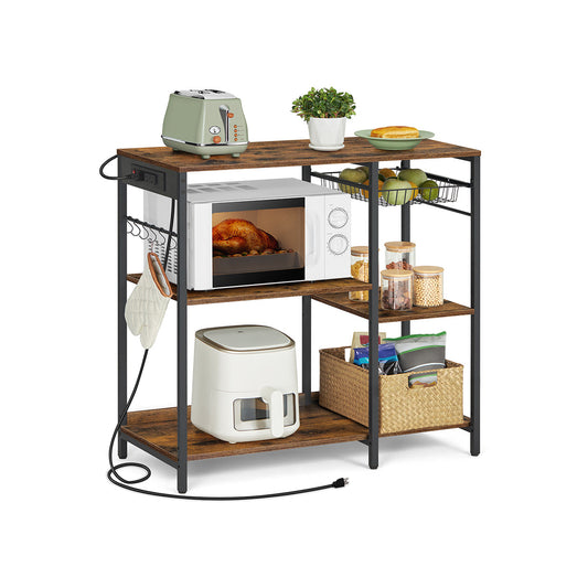 Baker's Rack with Charging Station