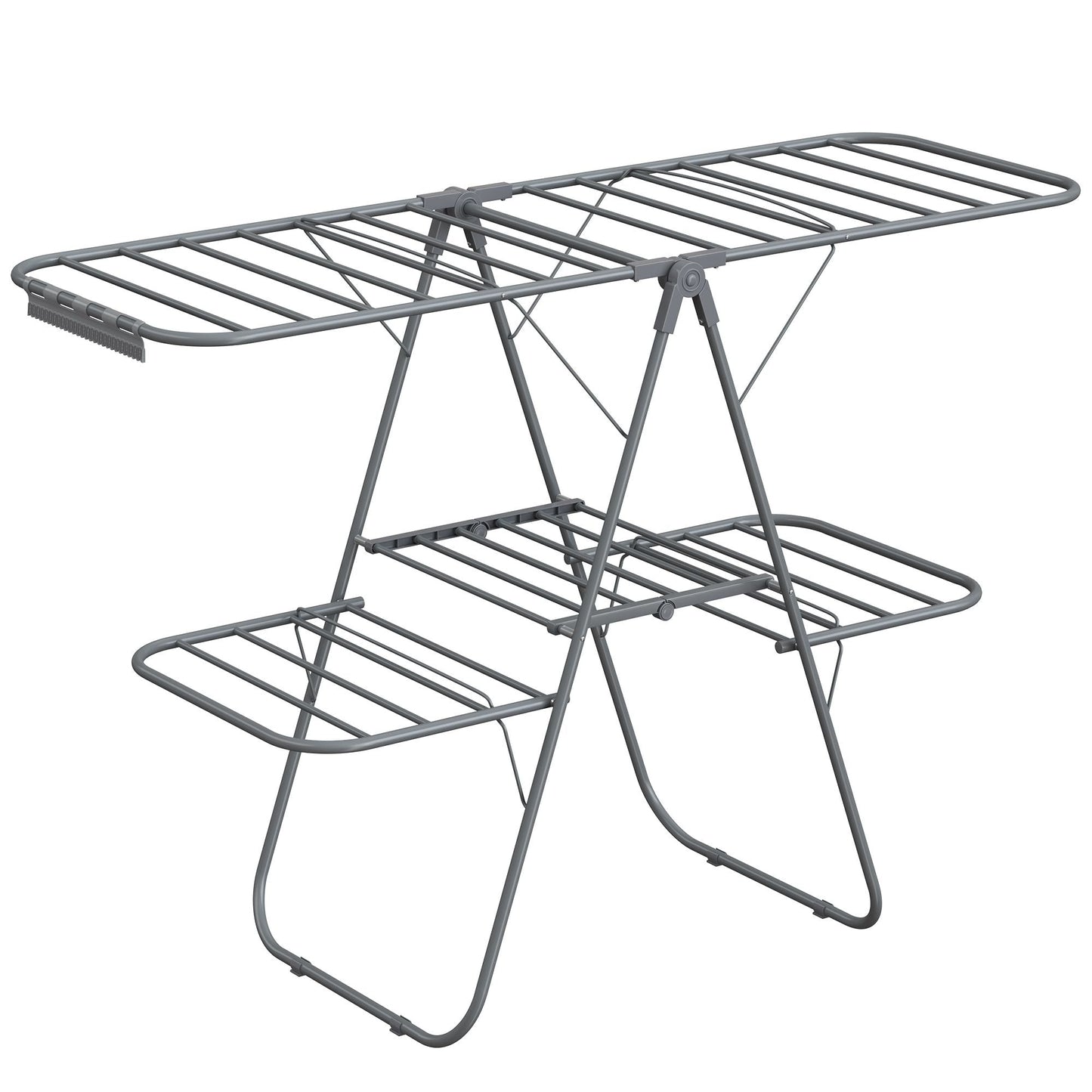 Clothes Drying Rack, Foldable 2-Level Laundry Drying Rack
