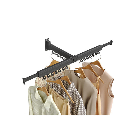Clothes Drying Rack, Wall-Mounted Laundry Drying Rack