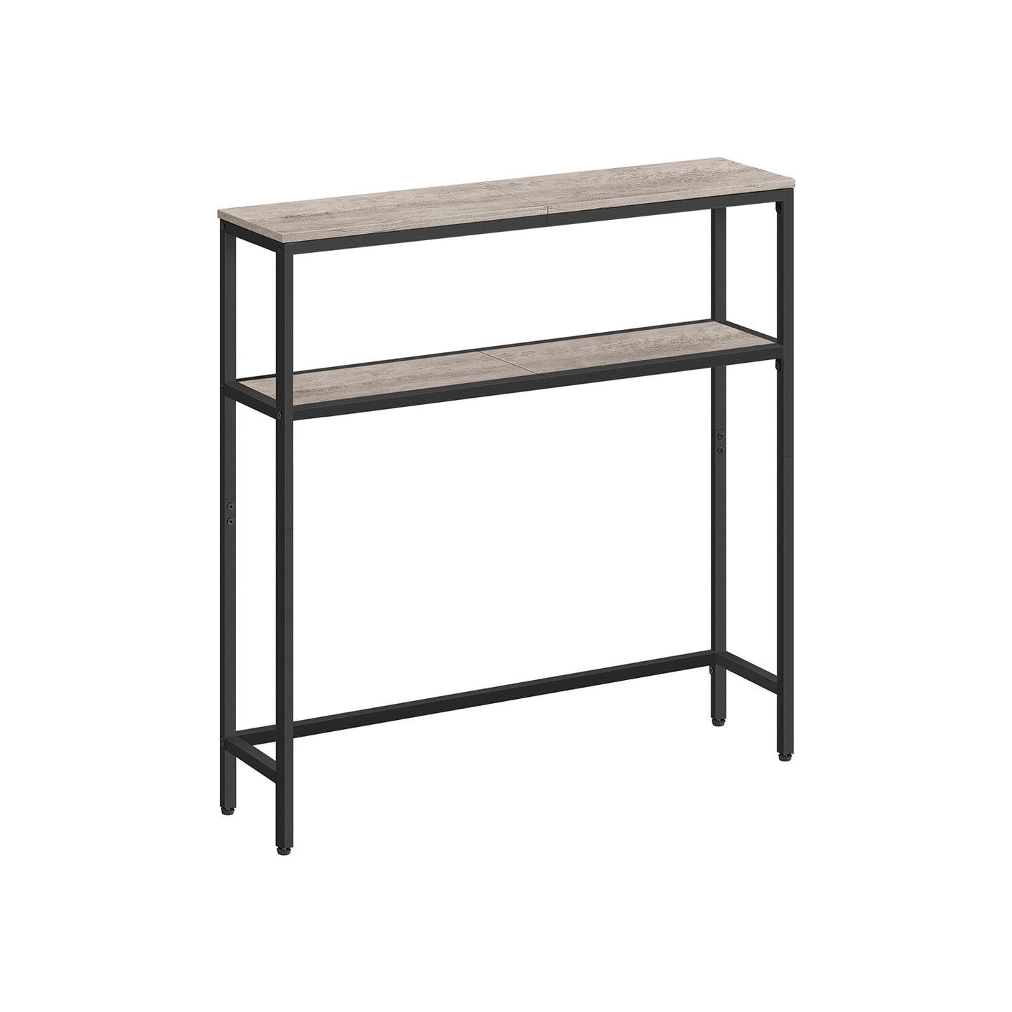 2-Tier Sofa Table Narrow Entryway Table