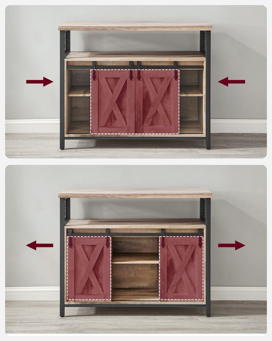 VASAGLE Buffet Cabinet, Storage Cabinet
