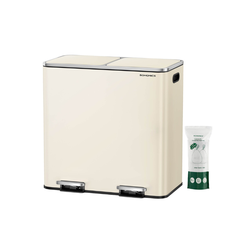 2 x 10.6 Gallon (2 x 40 L) Trash Can for Kitchen