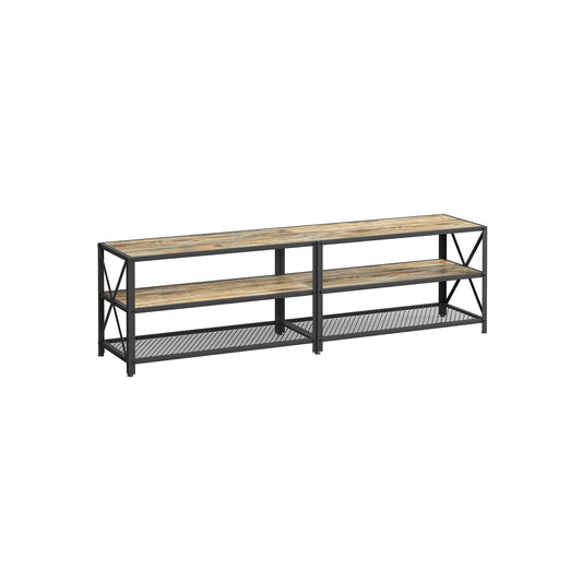 VASAGLE TV Stand, TV Console for TVs Up to 75 Inches, TV Table, 70.1 Inches Width