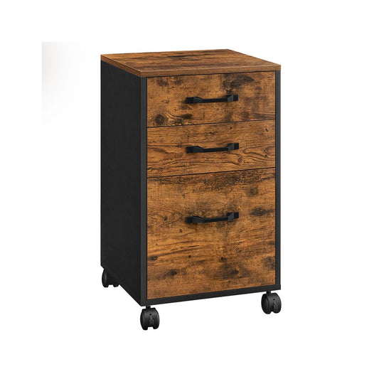 3 Drawers Filling Cabinet with Wheels