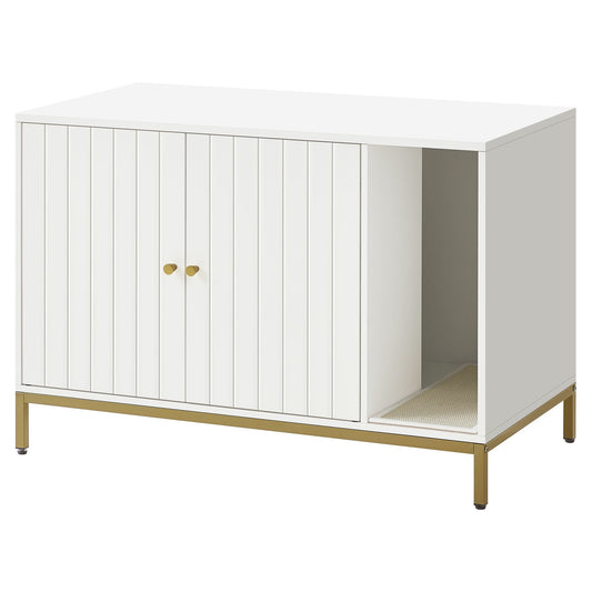 Litter Box Enclosure, Modern Cat Litter Box Furniture Hidden