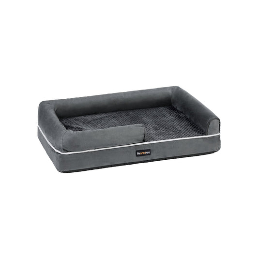 Feandrea Dog Bed, Orthopedic Dog Bed, Medium Dog Bed Waterproof, Removable Washable Cover Dog Sofa with Non-Slip Bottom
